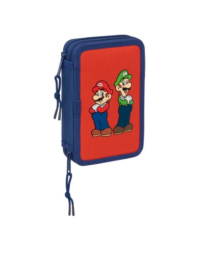 Pussukka Super Mario Mamma mia Punainen Laivastonsininen 12.5 x 19.5 x 4 cm 29 Kappaletta