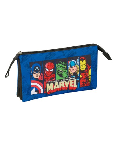 Necessaire The Avengers Azzurro Nero 22 x 12 x 3 cm