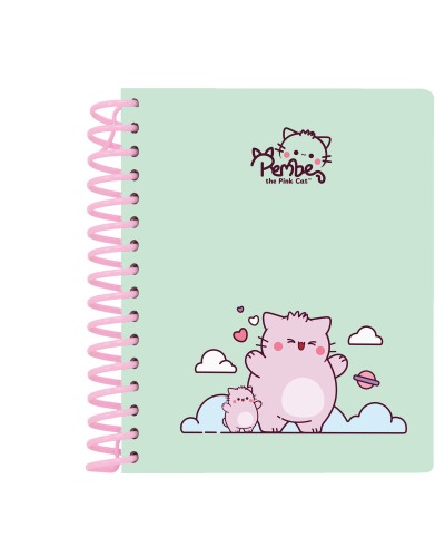 Agenda Pembe The pink cat Multicolore