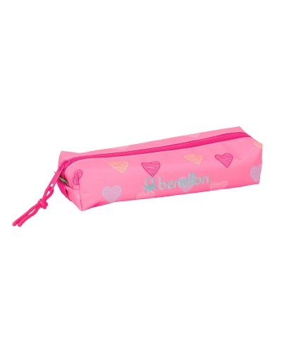 Necessaire Benetton Heart Rosa 22 x 4 x 7 cm