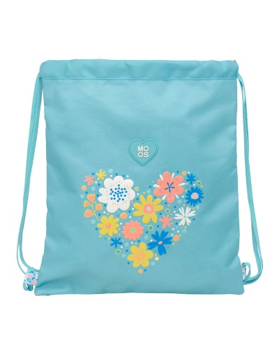 Sac à dos serré par des ficelles Moos Fiori Multicouleur 35 x 40 x 1 cm