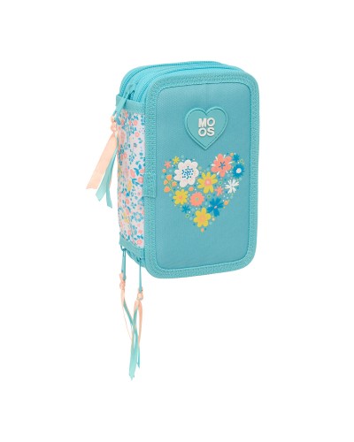 Necessaire Moos Fiori Multicolore 12,5 x 19,5 x 5,5 cm 37 Pezzi