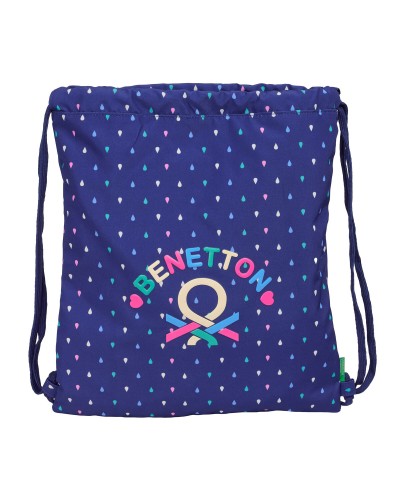 Bolsa Mochila con Cuerdas Benetton Drop Multicolor 35 x 40 x 1 cm