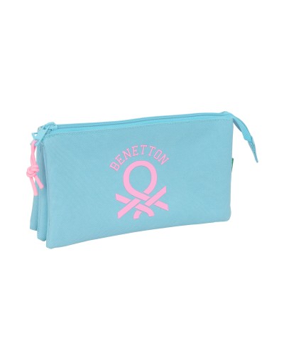 Bag Benetton Celeste Himmelsblå 22 x 12 x 3 cm