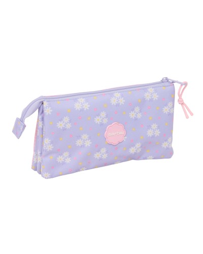 Holdall Safta Bouquet Pink Lilac 22 x 12 x 3 cm