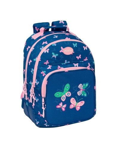 School Bag BlackFit8 Mariposas Multicolour 32 x 42 x 15 cm