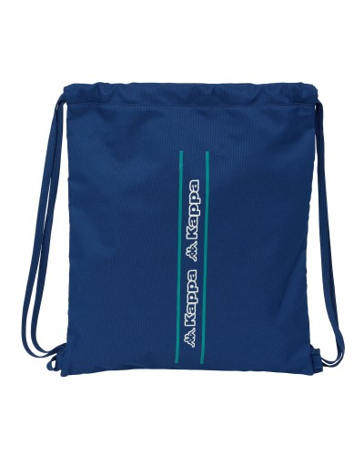 Bolsa Mochila con Cuerdas Kappa Marino Azul marino 35 x 40 x 1 cm