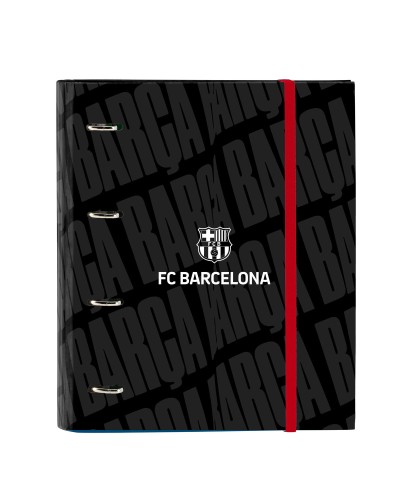 Raccoglitore ad anelli F.C. Barcelona Nero 27 x 32 x 3.5 cm