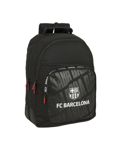 School Bag F.C. Barcelona Black 32 x 42 x 15 cm
