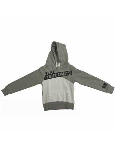 Kinderhoodie Go & Win Divia Donker grijs