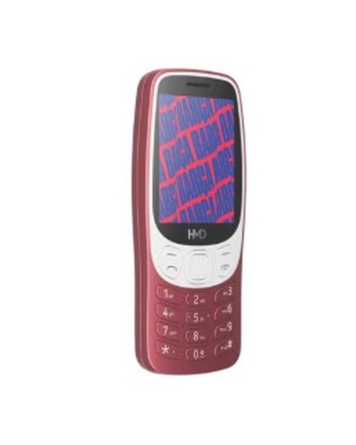 Telefono Cellulare HMD 3210 FCB SPECIAL 2,4” QVGA 64 MB Rosso Granato