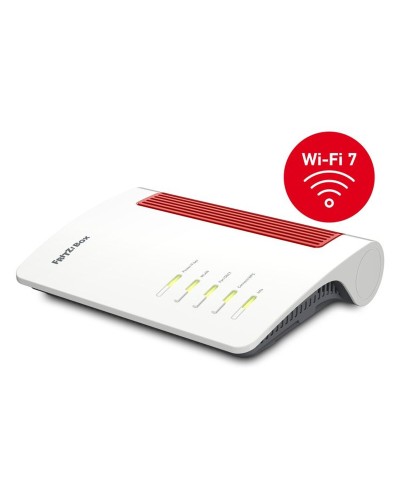 Router Fritz! BOX 5690 XGS EDITION Rosso USB 3.0 RJ45 x 4 SFP+ Wi-Fi Ethernet Gigabit Ethernet Wi-Fi 5 GHz Wi-Fi 6 GHz
