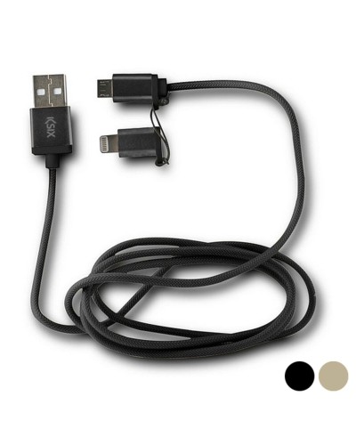 USB-kaapeli - Micro-USB ja valaisin KSIX