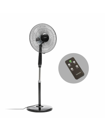 Ventilateur sur Pied avec Télécommande InnovaGoods Noir 45 W (Reconditionné C)