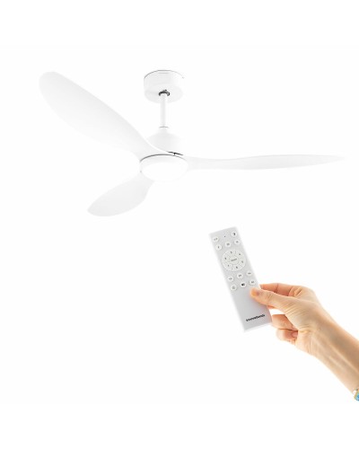 Ventilador de Techo con Luz Flaled InnovaGoods Blanco 36 W 52" Ø132 cm (Reacondicionado A)