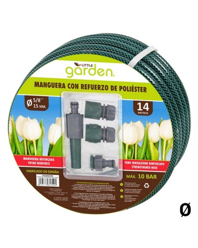 Set de Manguera con accesorios Little Garden Reforzada
