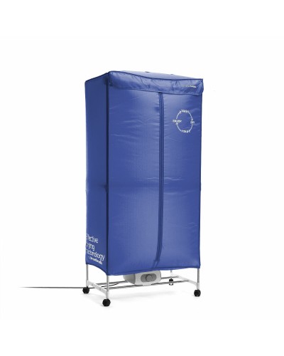 Tragbarer elektrischer Wäschetrockner mit 2 Höhen InnovaGoods 1200 W Blau (Restauriert A)