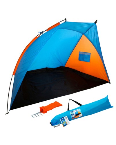 Paravientos Beach Colorbaby 62137 Azul Naranja (200 x 125 x 120 cm)