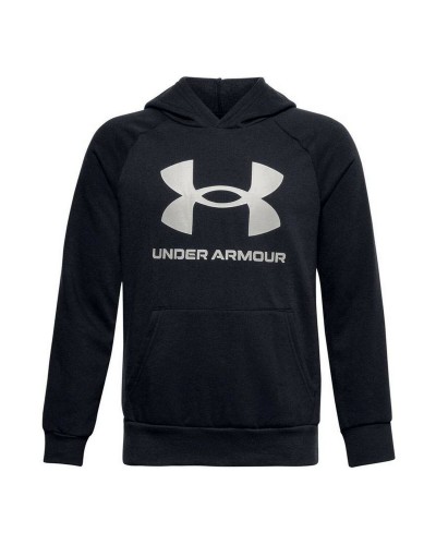 Lasten huppari Under Armour Fleece Rival Big Logo Musta