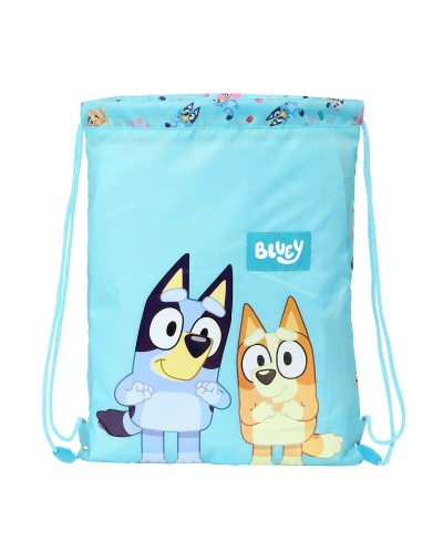 Rucksacktasche mit Bändern Bluey Himmelsblau 26 x 34 x 1 cm