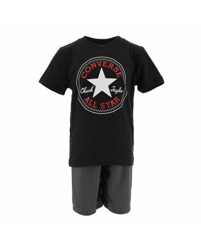 Completo Sportivo per Bambini Converse Chuck Taylor Patch Nero
