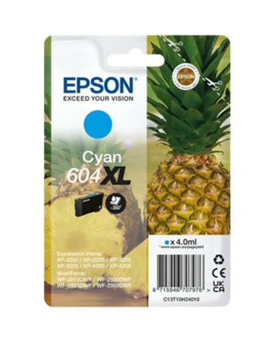 Cartucho de Tinta Original Epson 604XL Negro Cian