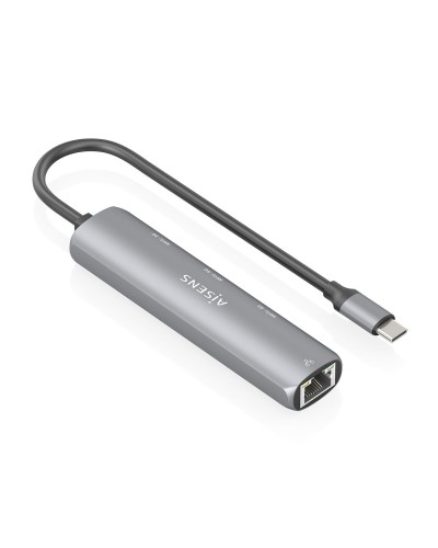 Hub USB Aisens ASUC-4P038-GR Grigio