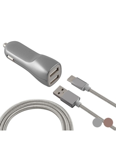 Caricabatterie per Auto KSIX USB