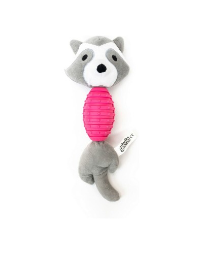 Dog chewing toy Gloria Zar with sound Polyester Eva Rubber polypropylene Racoon