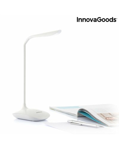 Lámpara LED de Mesa Recargable Táctil InnovaGoods Lum2Go Blanco 3,7 V (Reacondicionado A)