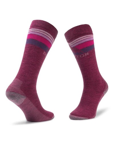 Calcetines Deportivos Burton Emblem Rojo Carmesí