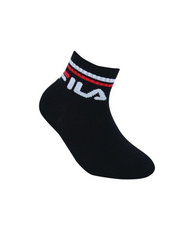 Calcetines Deportivos Fila F8338-200 Negro Infantil Unisex 3 pares