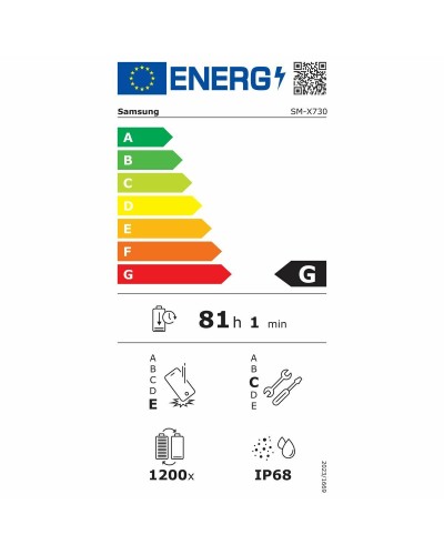 Läsplatta Samsung SM-X730NZAREUB 11" 12 GB RAM 128 GB Grå