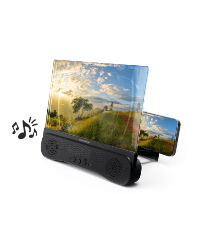 Amplificateur d’Écran pour Téléphone Portable avec Haut-parleur Rechargeable InnovaGoods (Reconditionné B)