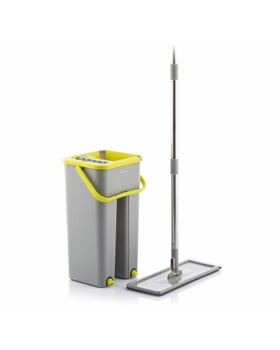 Mopa Fregona con Cubo de Doble Acción Klirimop InnovaGoods Gris (Reacondicionado B)