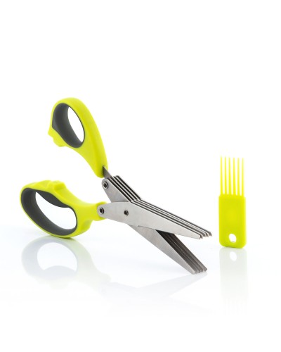 Kräuterschere 5 in 1 Fivessor InnovaGoods Gelb Edelstahl (Restauriert B)