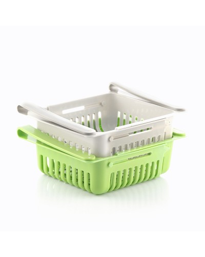 Rangement Réglable pour Réfrigérateur Friwer InnovaGoods Friwer  2 Unités (Reconditionné C)