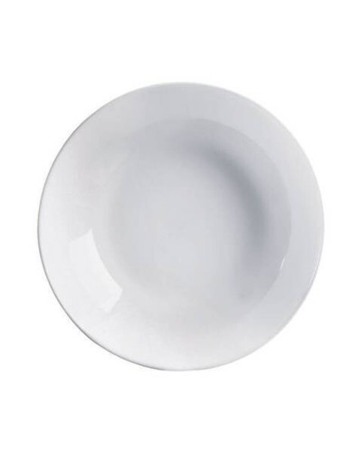 Plato Hondo Arcoroc Evolutions Blanco Vidrio opalino Minimalista