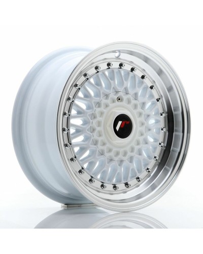 Car Wheel Rim Japan Racing JR9 White 15" PCD 4x100 PCD 4x108 ET20