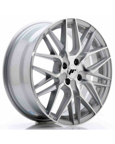 Pneu de voiture Japan Racing JR2817704F3563SM Argenté 4 x 108 PCD 4x108 ET35 Poli 17"