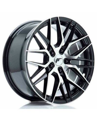 Cerchione Automobile Japan Racing JR28 Nero PCD 5x112 ET40 Lucidato 17"