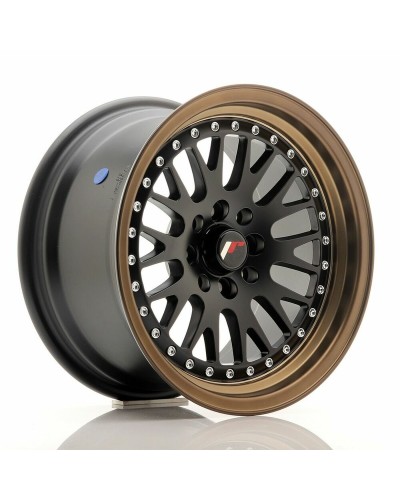Car Wheel Rim Japan Racing JR10 Black 15" PCD 4x100 PCD 4x108 ET20 CB 74,1