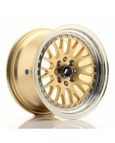 Cerchione Automobile Japan Racing JR10 Dorato 15" PCD 4x100 PCD 4x108 ET20 CB 74,1
