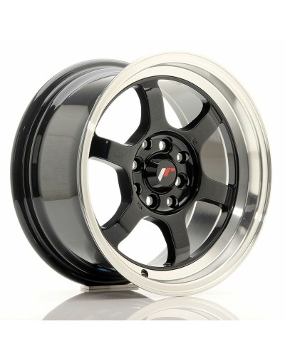 Bilfälg Japan Racing JR12 Svart 15" PCD 4x100 PCD 4x108 ET26 CB 73,1