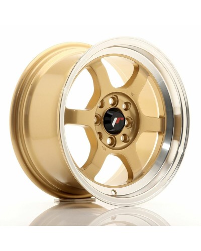 Pneu de voiture Japan Racing JR12 Doré 15" PCD 4x100 PCD 4x114 ET26 CB 73,1