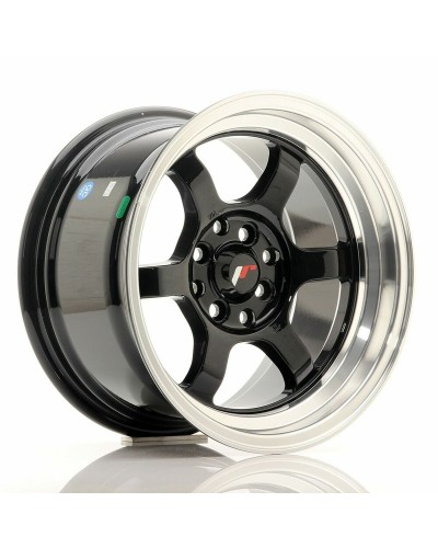 Autofelge Japan Racing JR12158541373GB Schwarz 15" PCD 4x114 ET13 CB 73,1