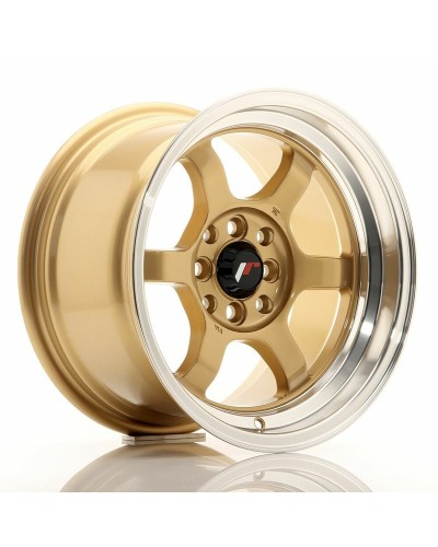 Car Wheel Rim Japan Racing JR12158541373GD Golden 15" PCD 4x114 ET13 CB 73,1