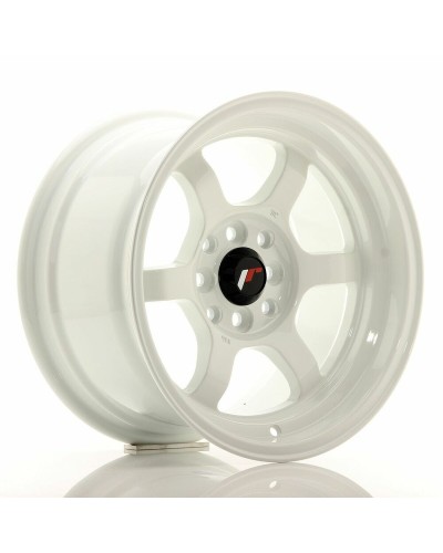Bilfälg Japan Racing JR12 Vit 15" PCD 4x100 PCD 4x114 ET13 CB 73,1