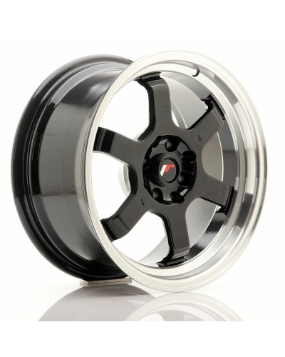 Car Wheel Rim Japan Racing JR12 Black 16" PCD 4x100 PCD 4x114 ET15 CB 73,1