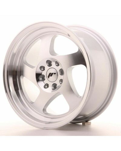 Cerchione Automobile Japan Racing JR15 Argentato 16" PCD 4x100 PCD 4x108 ET25 CB 74,1